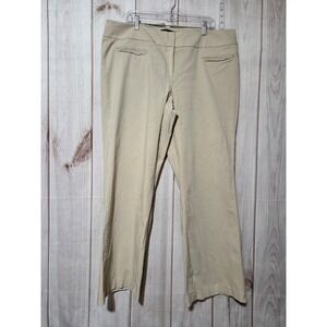 Lane Bryant Women's Beige Career Pants Trousers Size 5x Flare Leg Office